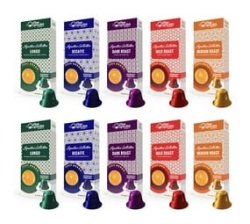 Coffee Capsules Bulk Variety Includes Decaffe Nespresso Compatible - 100