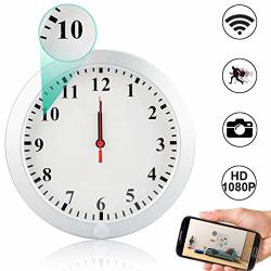 Hidden Spy Wall Clock Camera Camakt 1080P HD Wifi Wireless Digital Nanny Cam With Motion Detection loop Recording Cover Security Camera