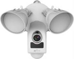 Ezviz LC1 Wireless Floodlight Camera 1080P Full HD 270 Degree Pir Detecton Range Omni-directonal Protecton Night Vision Up To 60F Dustproof And Waterproof IP65
