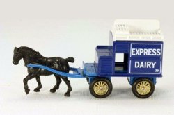 Lledo Days Gone DG020 Horse Drawn Express Dairy Brighton Milk Wagon