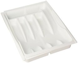 Rubbermaid Adjustable Cutlery Tray White