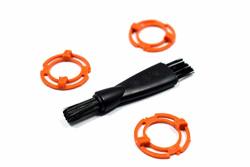 Stellate SH90 Philips Norelco Replacement Rings Blade Holder Orange Rings Compatible With Norelco 9000 Norelco Series 8000 Philips Norelco Aquatec Replacement Rings RQ12