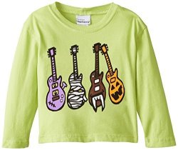 Flap Happy Baby Boys' Boy's Crew Neck Tee With Screen Print Monster Guitars 18 Months