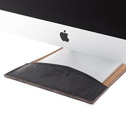 100% Full Grain Black Leather Sleeve For Apple 27" Imac 5K Imac And Cinema Displays - Made In Usa