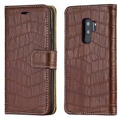 Galaxy S9 Genuine Leather Case Galaxy S9 Leatehr Flip Case Gx-lv Galaxy S9 Genuine Leather Wallet Case Cover With Card Holder Magnetic Closure Protective