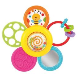 Flower Rattle And Soft Teether