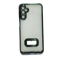 Clear Cover With Green Sides For Samsung Galaxy A24
