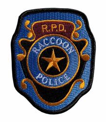 Resident Evil Raccoon Police R.p.d Patch 3.5 Inch-hook FASTENER-R1