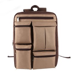 17inch Laptop Men Oxford Retro Business Travel Backpack Large Capacity