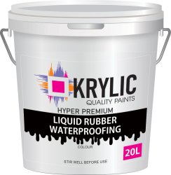 Hyper Premium Liquid Rubber Waterproofing - 5LT Charcoal