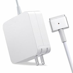 Lede Macbook Air Charger Ac 45W Magsafe 2 T-tip Replacement Connector Power Adapter For Macbook Air 11 Inch And 13-INCH 45W M2 - After Mid 2012