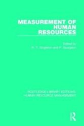 Measurement Of Human Resources Hardcover