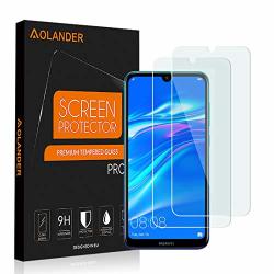 Aolander 2-PACK For Huawei Y7 2019 Y7 Pro 2019 6.26" Screen Protector 2.5D Round Edge 9H Hardness High Definition Bubble Free Tempered Glass Screen Protector