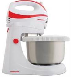 Mellerware Prima Hand Mixer With Bowl- 5 Speed With Turbo Function 200W Power Output Eject Button To Detach Mixer From Base Includes Stainless Steel