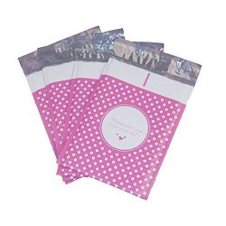 Besteck 0 Pink Dot Packed With Love From Us To You Poly Bubble Mailers 6X10 Padded Envelopes 25PCS