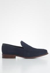 Polo Fred Suede Minimalist Loafer - Navy