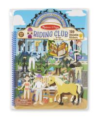 Melissa Puffy Sticker Activity Book - Riding Club