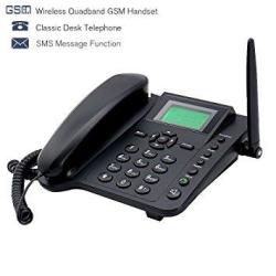 China OEM Sourcingbay Wireless GSM Desktop Phone With Sim Card Slot - Quadband And Sms Function