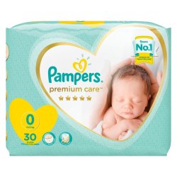 Pampers Premium Care Size 0 Cp - 30'S