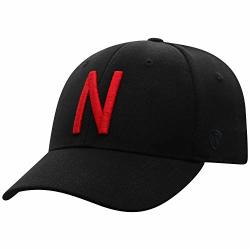 Top Of The World Nebraska Cornhuskers Men's Memory Fit Hat Icon Black One Fit