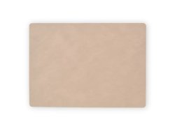 Nupo Rectangular Leather Placemat Sand