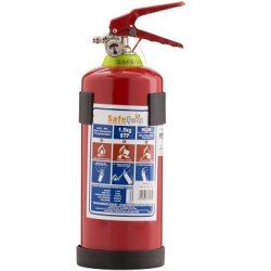 SafeQuip Fire Extinguishers Safequip Fire Extinguisher - 1.5KG With Bracket