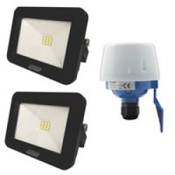 Major Tech - MTC1 LED Floodlight And Day night Sensor Combo