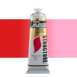 Matisse Structure Acrylic Paint 75ML Tube Primary Red