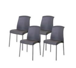 4 Pack Jenny Plastic Chairs