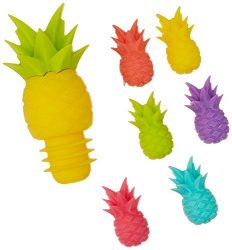 True Tropic Silicone Charms And Bottle Stopper Assorted