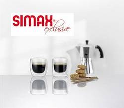 Simax Exclusive Espresso Glass Set 2's Rounded