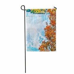 Tarolo Decoration Flag Colorful Air View Of Niagara Falls From Canadian Side In Autumn Green America American Thick Fabric Double Sided Home Garden Flag