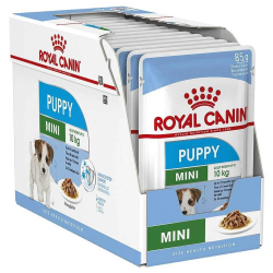 ROYAL CANIN MINI Puppy Wet Dog Food - 12X85 Grams