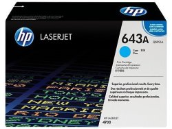 HP 643a Color Laserjet 4700 Cyan Print Cartridge.
