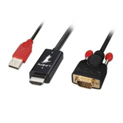 41456 2M HDMI To Vga Adapter Cable - Black