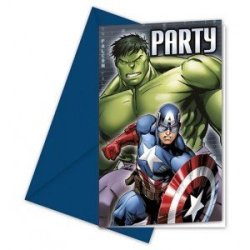 Avengers Multihero Invitations