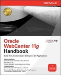 Oracle Webcenter 11G Handbook Paperback Ed
