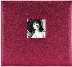 Mcs Mbi 13.5X12.5 Inch Red Wine Glitter Scrapbook Album With 12X12 Inch Pages With Photo Opening 860134
