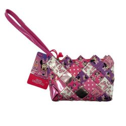 Minnie Mouse Candy Wrapper Hand Woven Wristlets