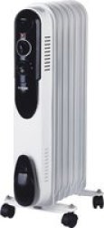 Goldair 11-Fins Slimline Oil Heater in White