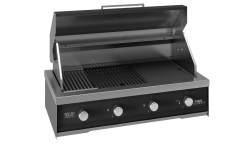 Three One Six Gas Bbq - 970MM Stainless Steel With Black High Heat Coating