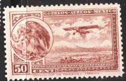 Mexico 1929 Air 50c Value Sg 481 Unmounted Mint