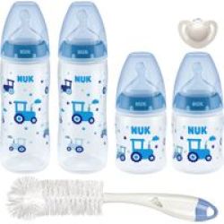 Nuk First Choice+ Temperature Control 4 Bottle Starter Pack - Tractor