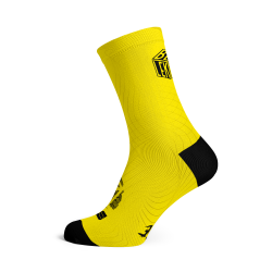 Be Lekker All Yellow Be Lekker Club V2 Crew Socks - Small