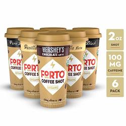 Forto Coffee Shots - 100MG Caffeine Variety Pack Ready-to-drink On The Go High Energy Cold Brew Coffee - Fast Coffee Energy Boost 6 Pack