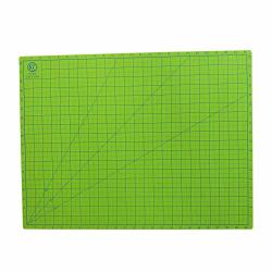 Kc Global A2 19"X25" Professional Grade Self-healing Cutting Mat Neon Green - Odor-free Double-sided Eco-friendly Durable. Premium Desk Mat For Crafting Sewing Quilting And