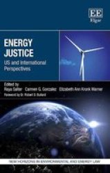 Energy Justice - Us And International Perspectives Hardcover