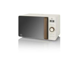 Swan Nordic White 20 Litre Electronic Microwave Oven