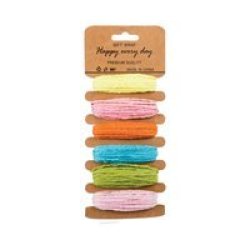 Raffia Twine - Gift Wrapping String - 6 Piece - 4 Pack