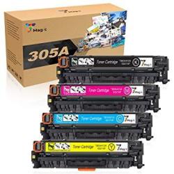 2PK CE410A Black Toner 305A LJ Enterprise 400 color M451dw M475dn M475dw For HP